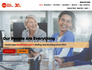 gsrstaffing.com screenshot