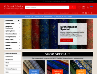 gstreetfabrics.com screenshot