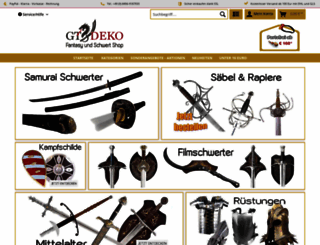 gt-deko.de screenshot