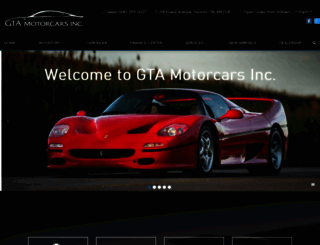 gtamotorcars.com screenshot
