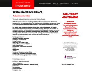 gtarestaurantinsurance.com screenshot