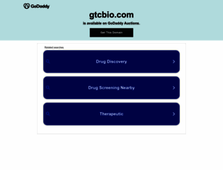 gtcbio.com screenshot