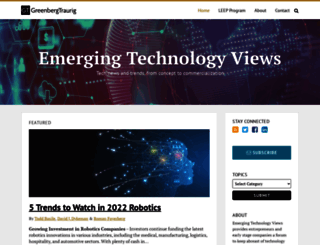 gtlaw-emergingtechnologyviews.com screenshot