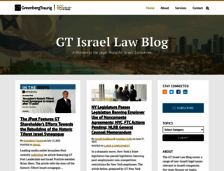 gtlaw-israelpractice.com screenshot