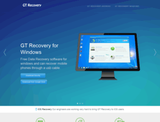 gtrecovery.net screenshot
