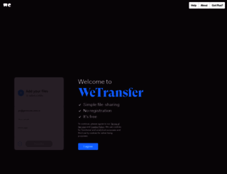 gtrmuzik.wetransfer.com screenshot