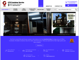 gtscontainerservice.com screenshot