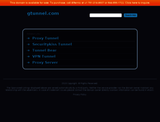 gtunnel.com screenshot