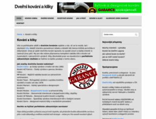 gtv-kovani.cz screenshot