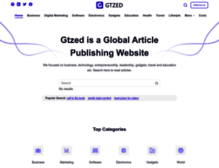gtzed.com screenshot