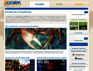 guadeloupe.coconews.com screenshot
