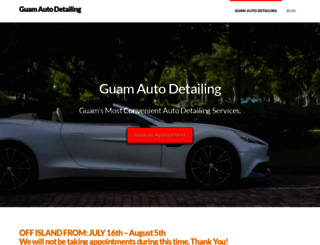 guamautodetailing.com screenshot