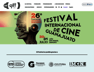 guanajuatofilmfestival.com screenshot