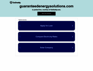 guaranteedenergysolutions.com screenshot