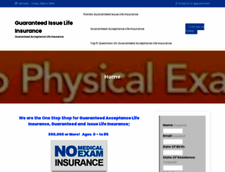 guaranteedissuelifeinsurance.net screenshot