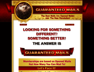 guaranteedmails.com screenshot