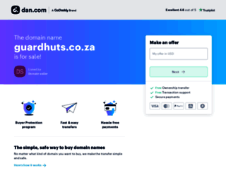 guardhuts.co.za screenshot
