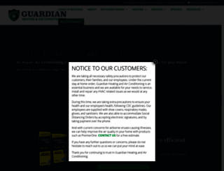 guardian-hvac.com screenshot