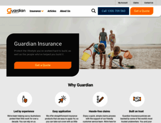 guardianinsurance.com.au screenshot