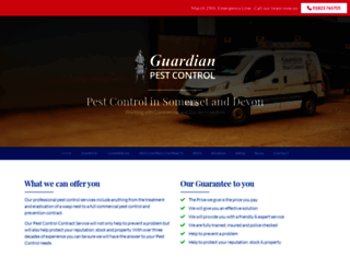 guardianpestcontrol.co.uk screenshot