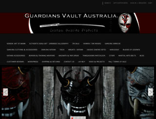 guardiansvaultaustralia.com screenshot