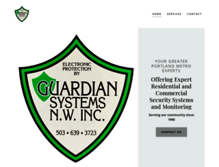 guardiansystemsnw.com screenshot