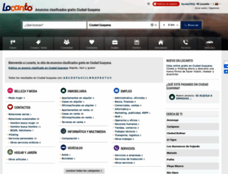 guayana.locanto.com.ve screenshot