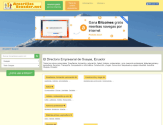 guayaquil.amarillasecuador.net screenshot