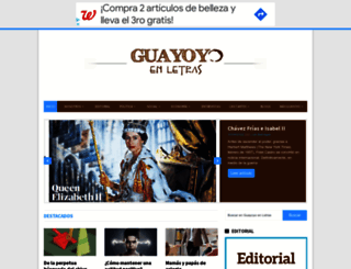 guayoyoenletras.com screenshot