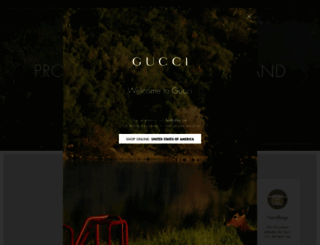 gucci.com.au screenshot