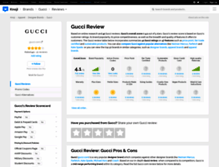 gucci.knoji.com screenshot
