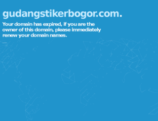 gudangstikerbogor.com screenshot