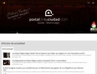 gudar-maestrazgo.portaldetuciudad.com screenshot