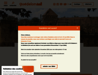 guedelon.fr screenshot