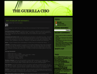 guerilla-ciso.com screenshot