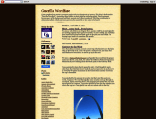 guerillawordfare.blogspot.com screenshot