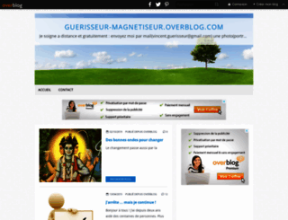 guerisseur-magnetiseur.overblog.com screenshot