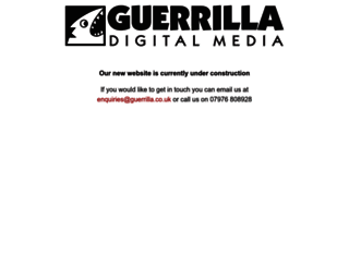 guerrilla.co.uk screenshot