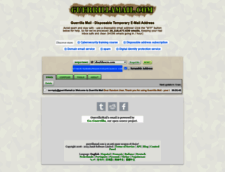 guerrillamail.com screenshot