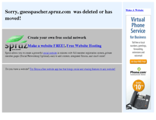 guesspascher.spruz.com screenshot