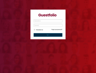 guestfolio.net screenshot