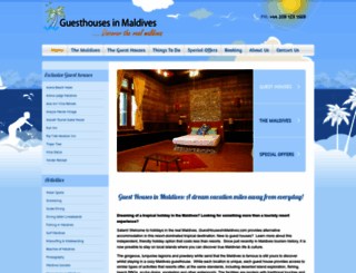 guesthouses-in-maldives.net screenshot