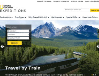 guestservice.nationalgeographicexpeditions.com screenshot