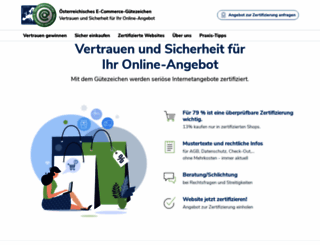 guetezeichen.at screenshot
