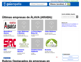 guia-alava-araba.guiaespana.com.es screenshot