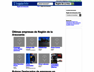 guia-araucania.laguiachile.cl screenshot
