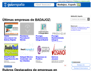 guia-badajoz.guiaespana.com.es screenshot