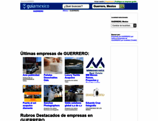 guia-guerrero.guiamexico.com.mx screenshot