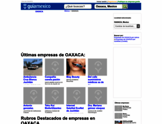guia-oaxaca.guiamexico.com.mx screenshot