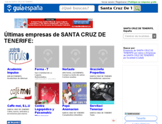 guia-santa-cruz-de-tenerife.guiaespana.com.es screenshot